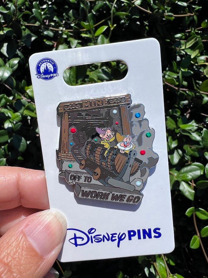 Dopey & Doc Seven Dwarfs Mine Train Disney Pin