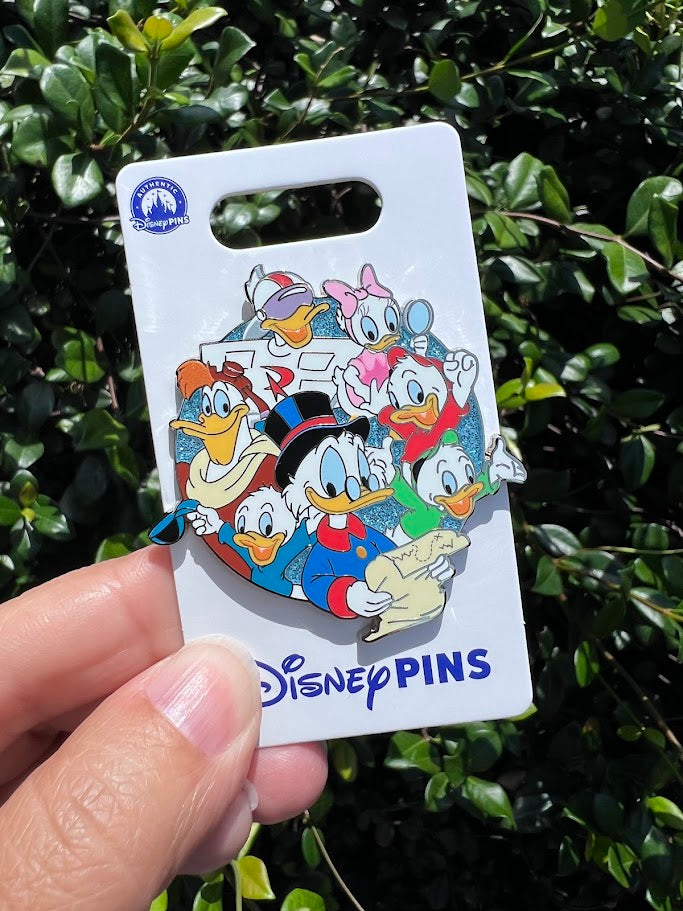 DuckTales Characters Glitter Disney Pin