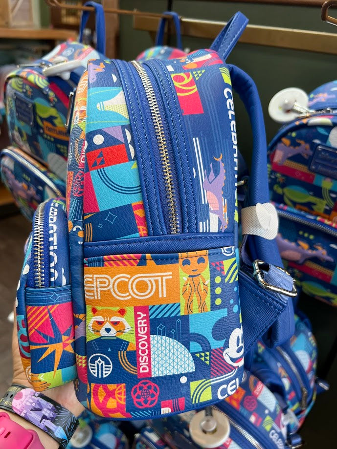 Epcot Loungefly Disney Mini Backpack