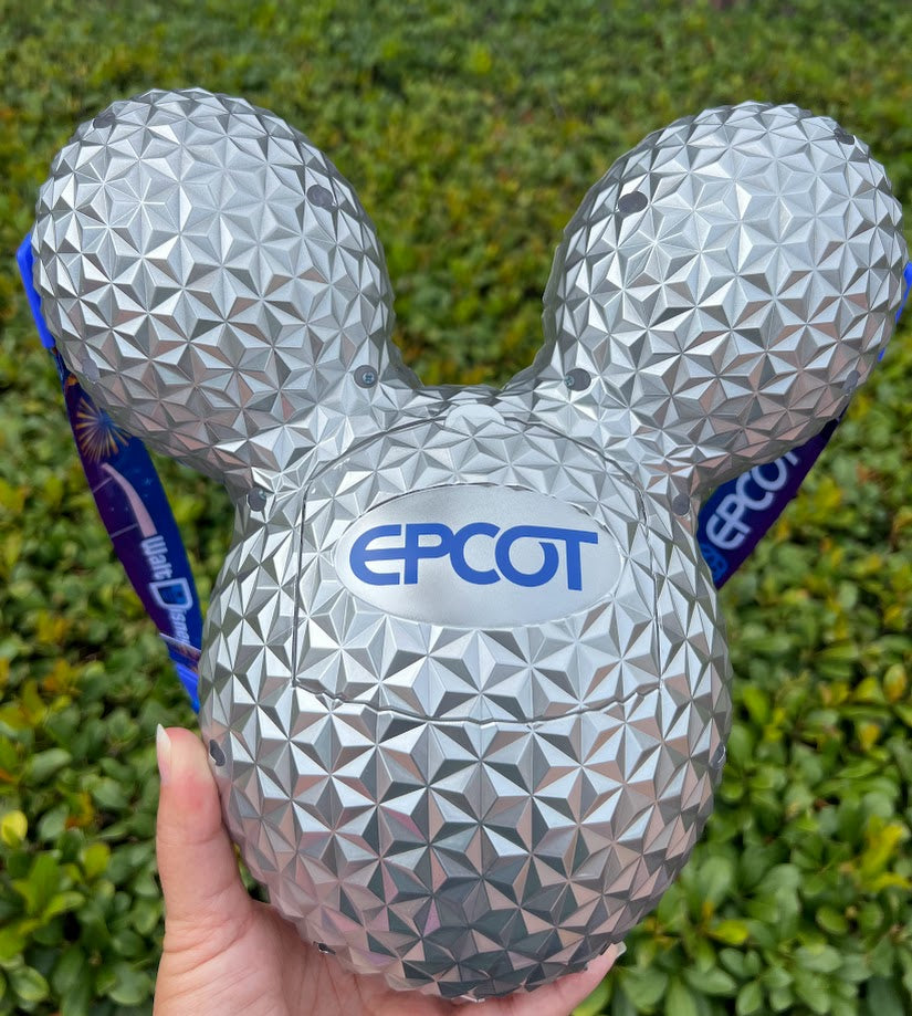 Epcot Spaceship Earth Light Up Disney Popcorn Bucket