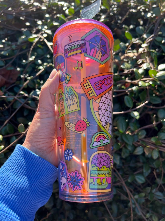 2026 Epcot Walt Disney World Starbucks Tumbler with Mystery Pins