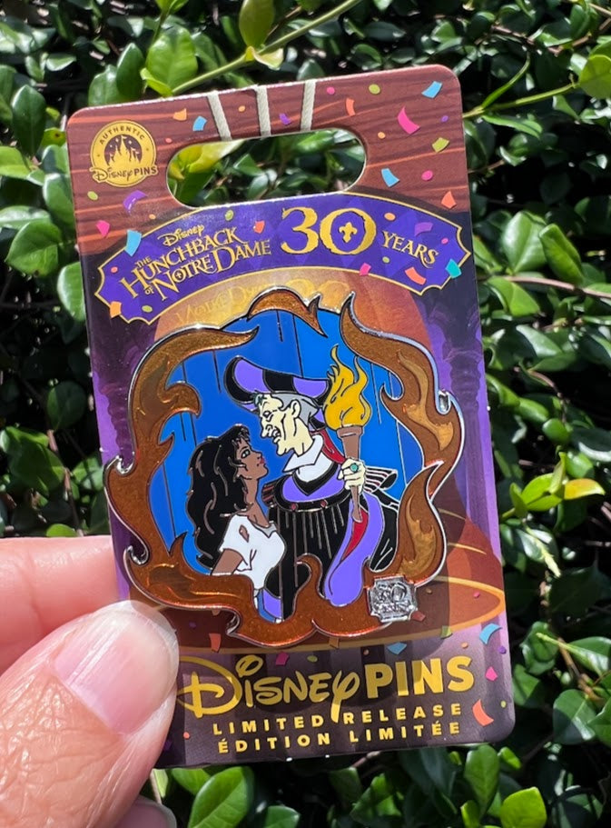 Esmeralda & Frollo The Hunchback of Notre Dame 30th Anniversary Disney Pin