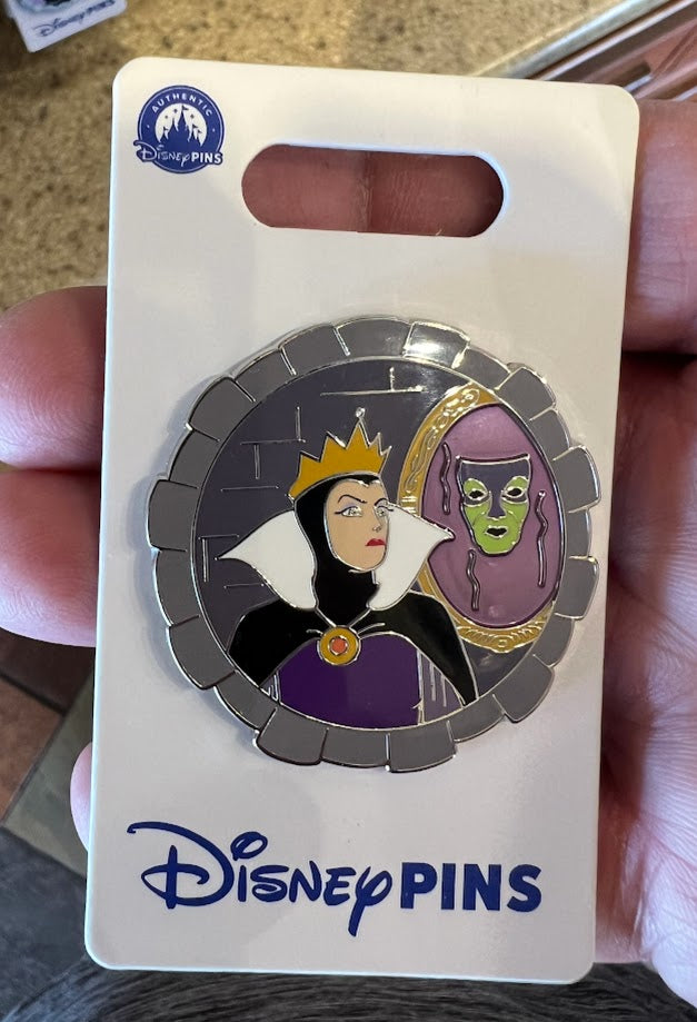 Evil Queen & Mirror Snow White Disney Pin