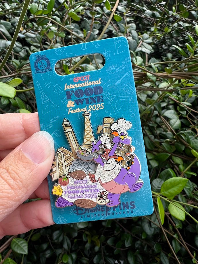 Figment 2025 Epcot Food & Wine Festival Limited Release Disney Pin