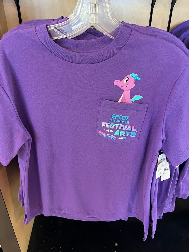 Figment 2026 Epcot Festival of the Arts Cropped T-Shirt