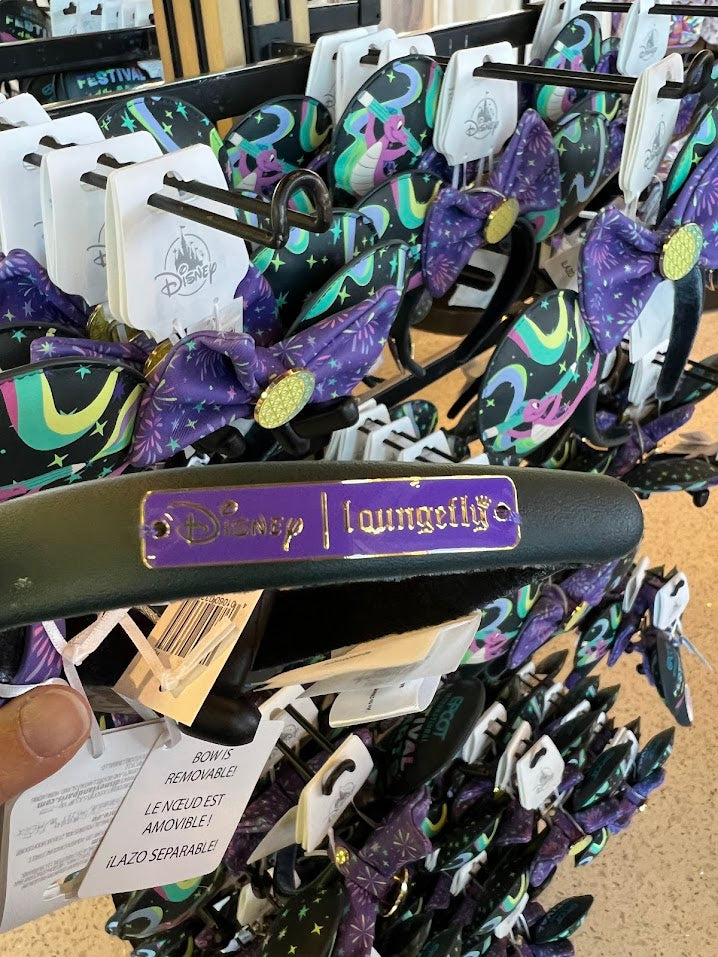 Figment 2026 Epcot Festival of the Arts Minnie Mouse Ears Loungefly Headband