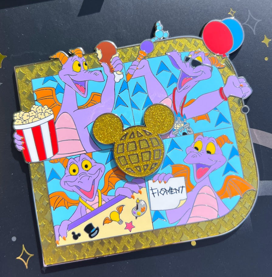 Figment Walt Disney World Artist Collection Jumbo Disney Pin