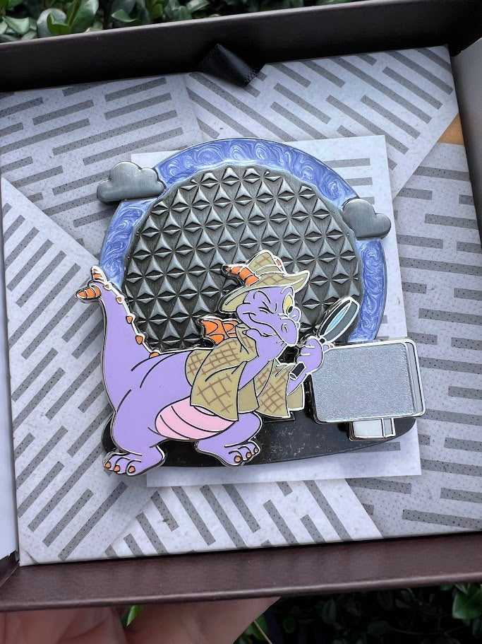 Figment Daring Detectives Limited Edition Mini Jumbo Disney Pin