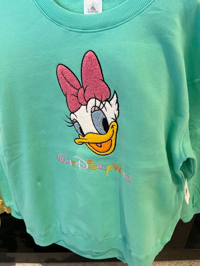 Fleece Daisy Duck Walt Disney World Adult Sweatshirt
