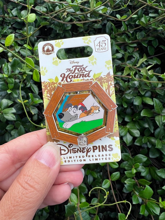 The Fox and the Hound 45th Anniversary Limited Release Disney Pin