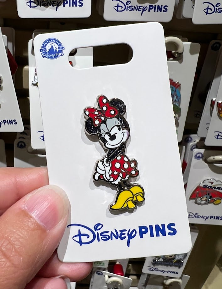 Glitter Minnie Mouse Disney Pin