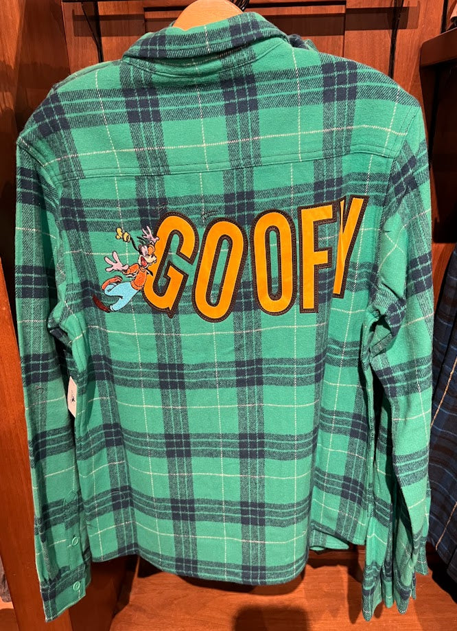 Goofy Disney Flannel Shirt