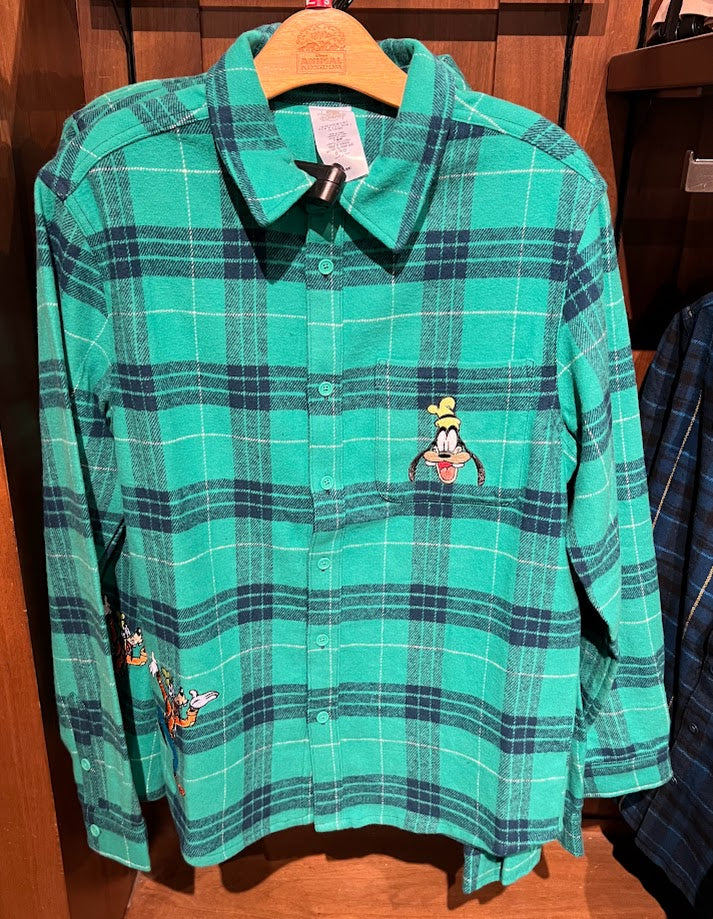 Goofy Disney Flannel Shirt