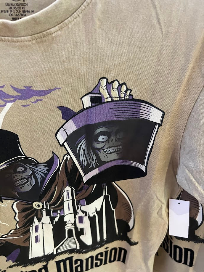 Hatbox Ghost Haunted Mansion Walt Disney World Adult T-Shirt