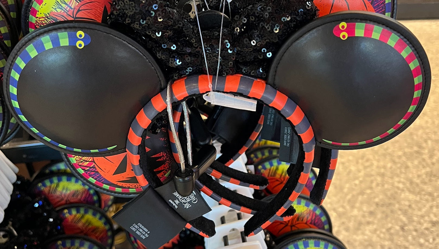 Jack Skellington Pumpkin King Minnie Mouse Ears Headband