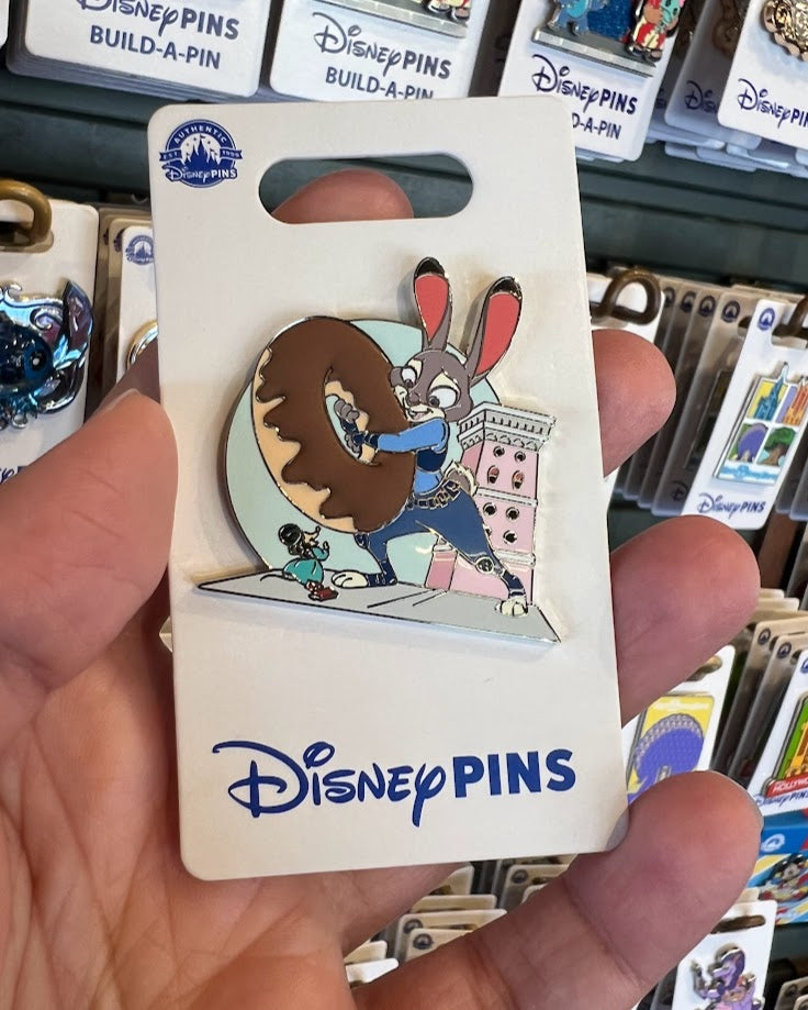 Judy Hopps Donut Zootopia Disney Pin