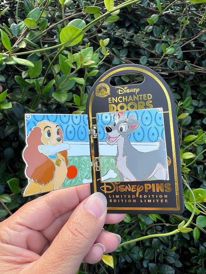 Lady and the Tramp Enchanted Doors Limited Edition Disney Pin