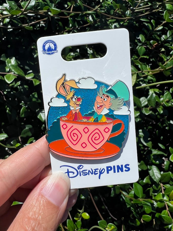 Mad Hatter & March Hare Teacup Disney Pin