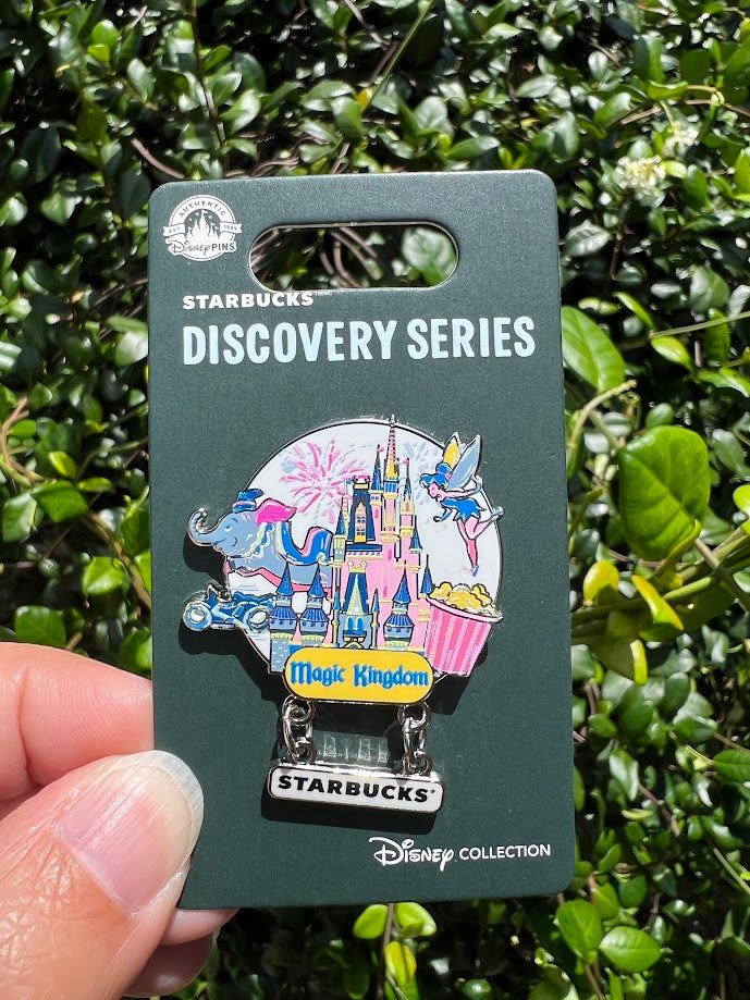 Magic Kingdom Starbucks Discovery Series Disney Pin
