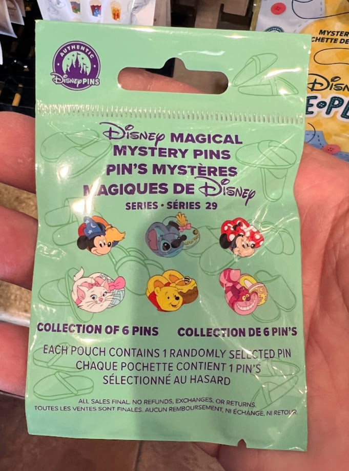 Magical Mystery Series 29 Slippers Mystery Disney Pin Pack