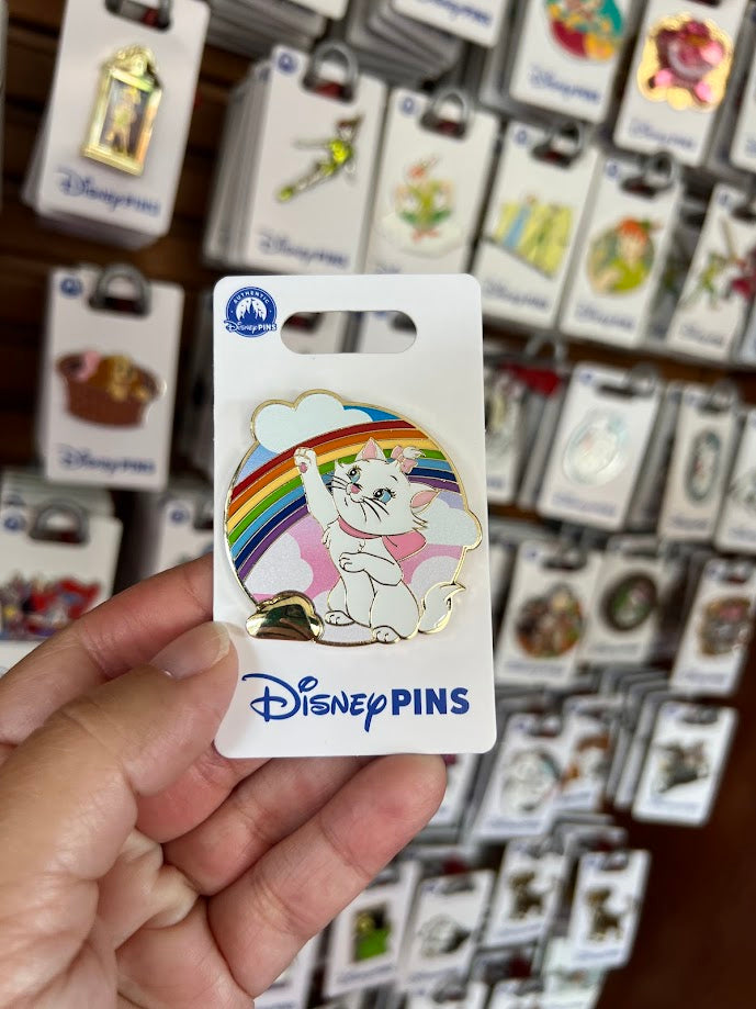 Marie Rainbow Sky Disney Pin