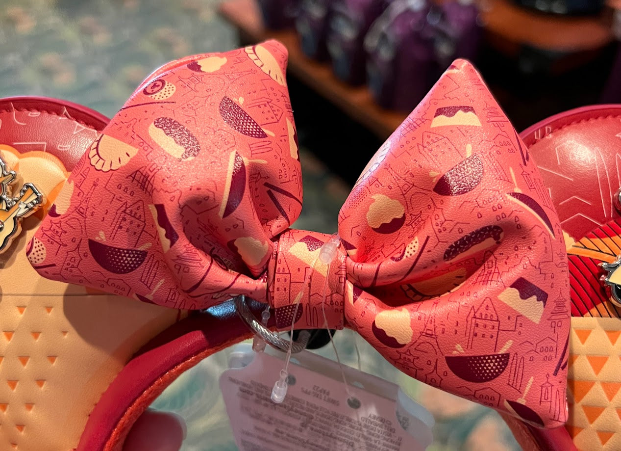 Mickey & Donald 2025 Epcot Food & Wine Festival Minnie Mouse Ears Headband