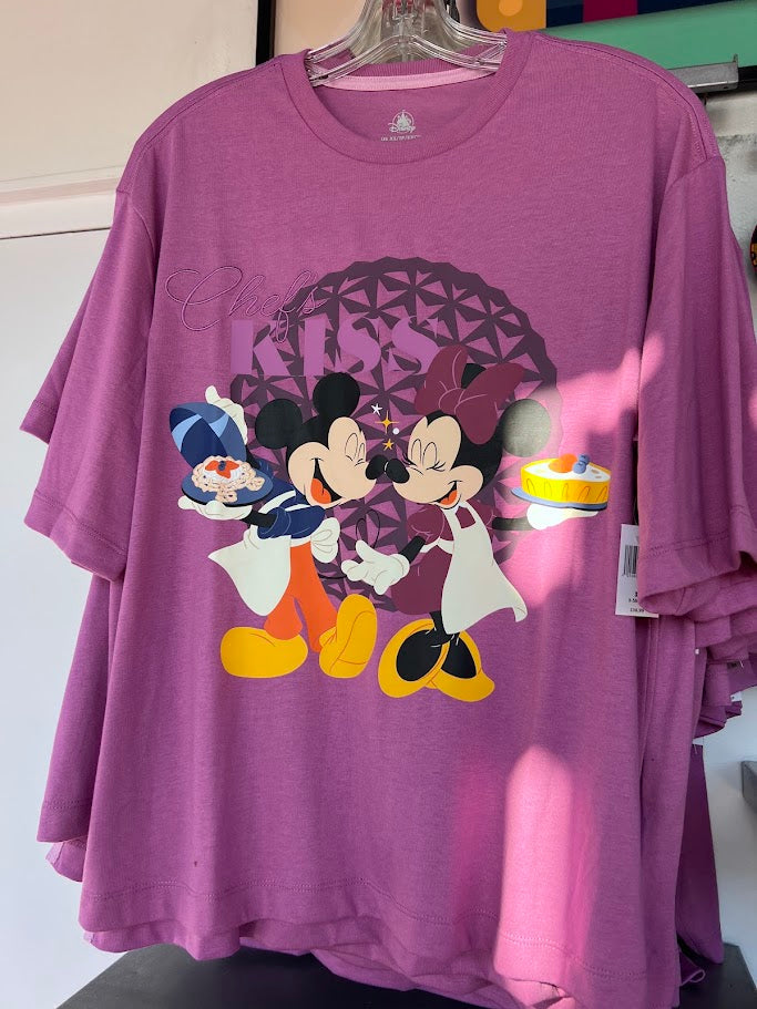 Mickey & Minnie Mouse 2026 Epcot Food & Wine Festival Adult T-Shirt