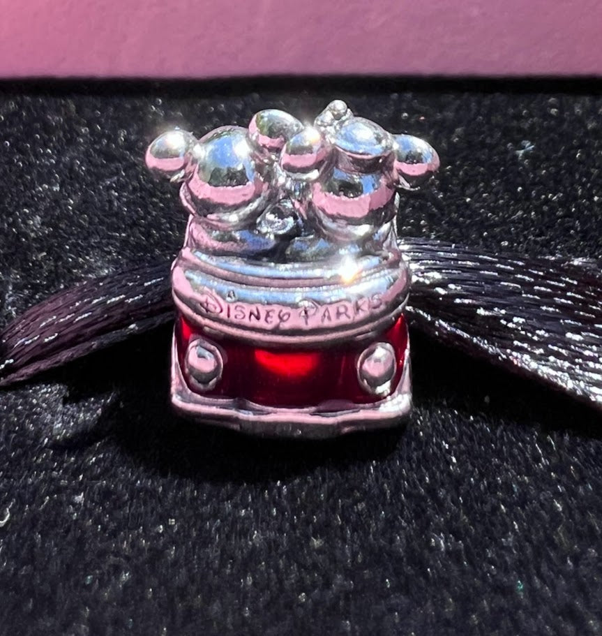 Mickey & Minnie Runaway Railway Red Car Disney Parks Pandora Charm