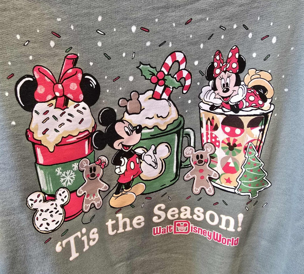 Mickey & Minnie Tis the Season Walt Disney World Adult Christmas Sweatshirt