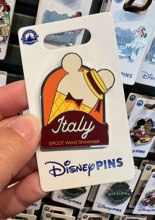 Mickey Ears Ice Cream Italy Pavilion Epcot World Showcase Disney Pin