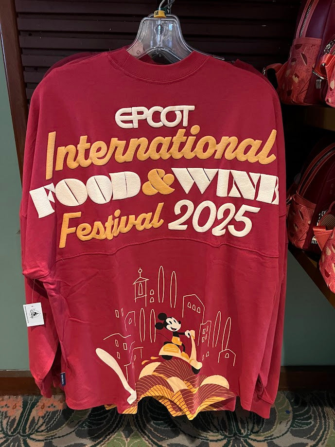 Mickey Mouse 2025 Epcot Food & Wine Festival Adult Spirit Jersey