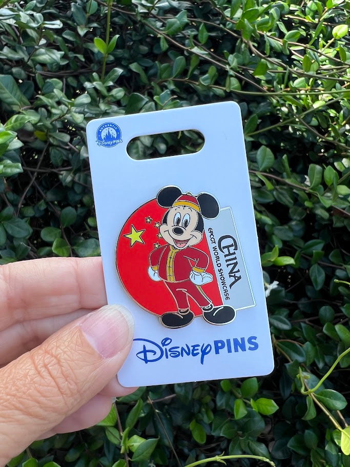 Mickey Mouse China Pavilion Epcot World Showcase Disney Pin