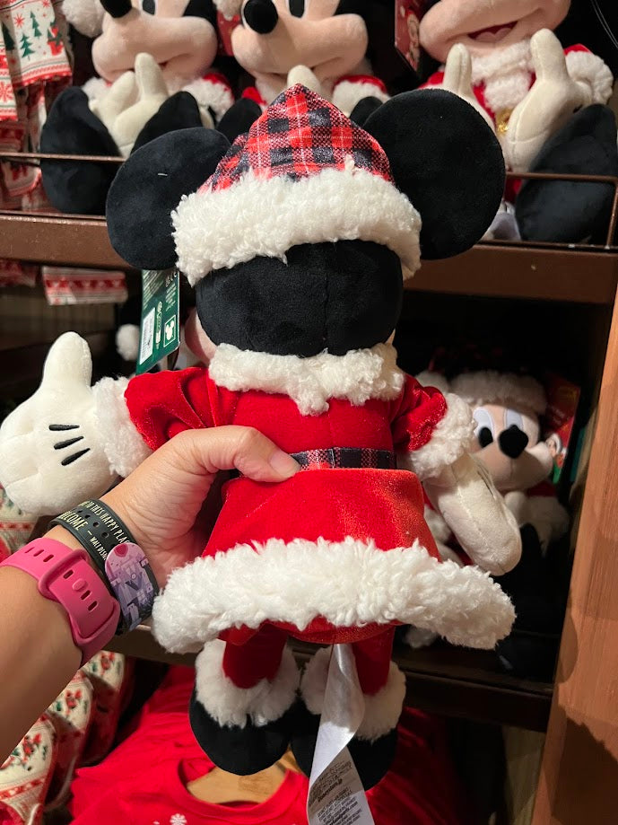 Santa Mickey Mouse Christmas Plush