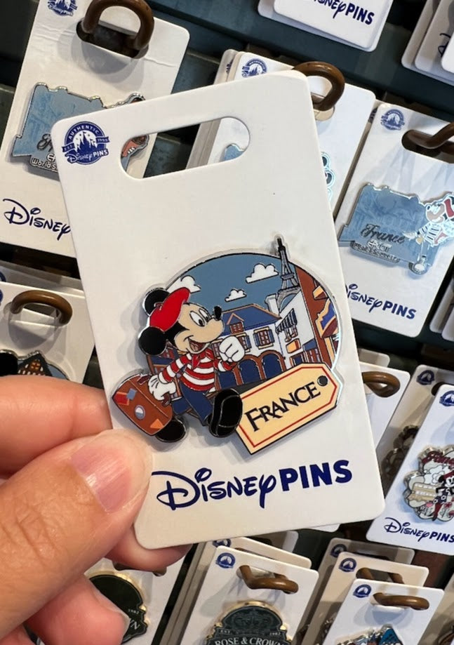 Mickey Mouse France Pavilion Epcot World Showcase Disney Pin