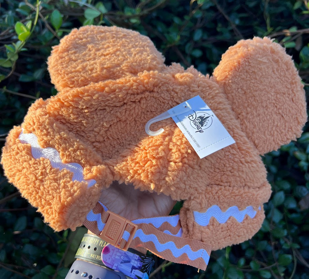 Gingerbread Mickey Mouse Sherpa Beanie
