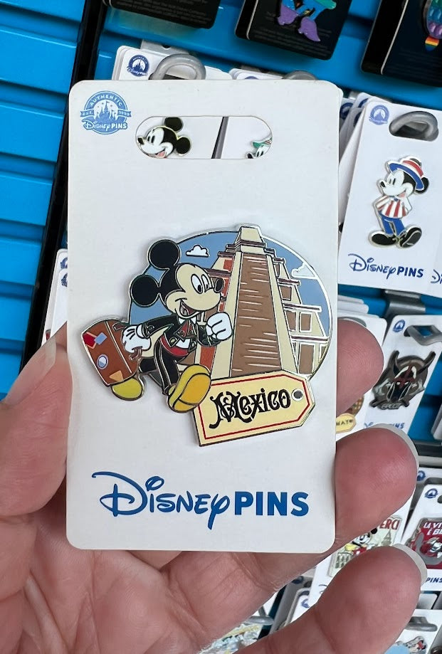 Mickey Mouse Mexico Pavilion Epcot World Showcase Disney Pin