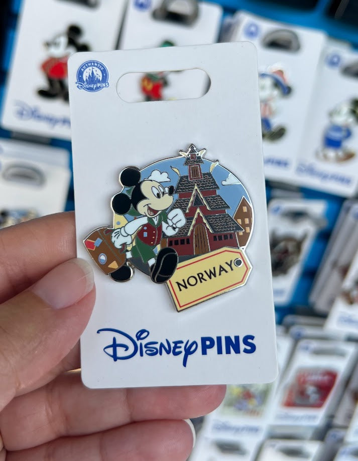 Mickey Mouse Norway Pavilion Epcot World Showcase Disney Pin