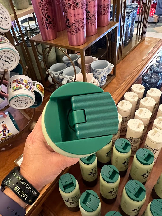 Mickey Mouse Park Days & Lattes Starbucks Metal Bottle 20 oz.