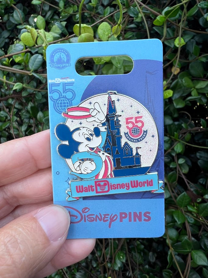 Mickey Mouse Walt Disney World 55th Anniversary Disney Pin