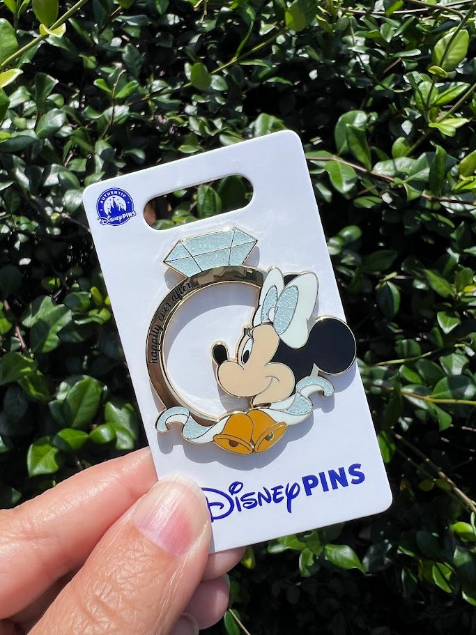 Minnie Mouse Wedding Ring Happily Ever After Disney Pin