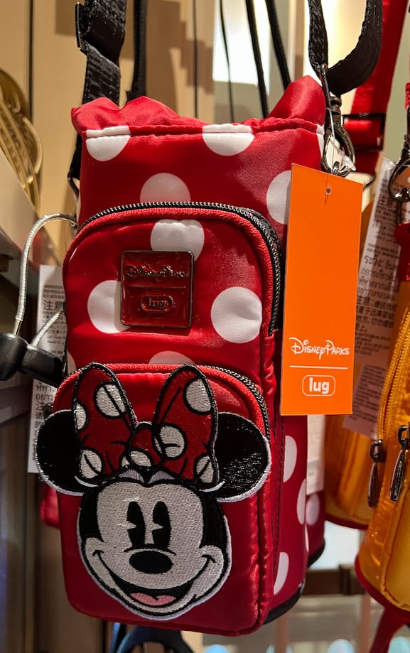Minnie Mouse Disney Parks Lug Water Bottle Bag