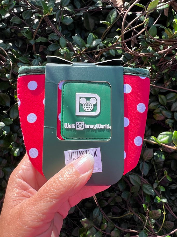 Minnie Mouse Polka Dots Starbucks Fabric Cup Sleeve for 12 oz Cold Cups