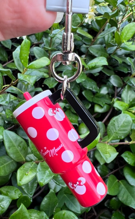 Minnie Mouse Tumbler Disney Parks Bag Clip
