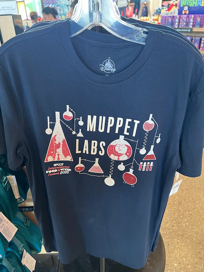 Muppet Labs 2025 Epcot Food & Wine Festival Adult T-Shirt