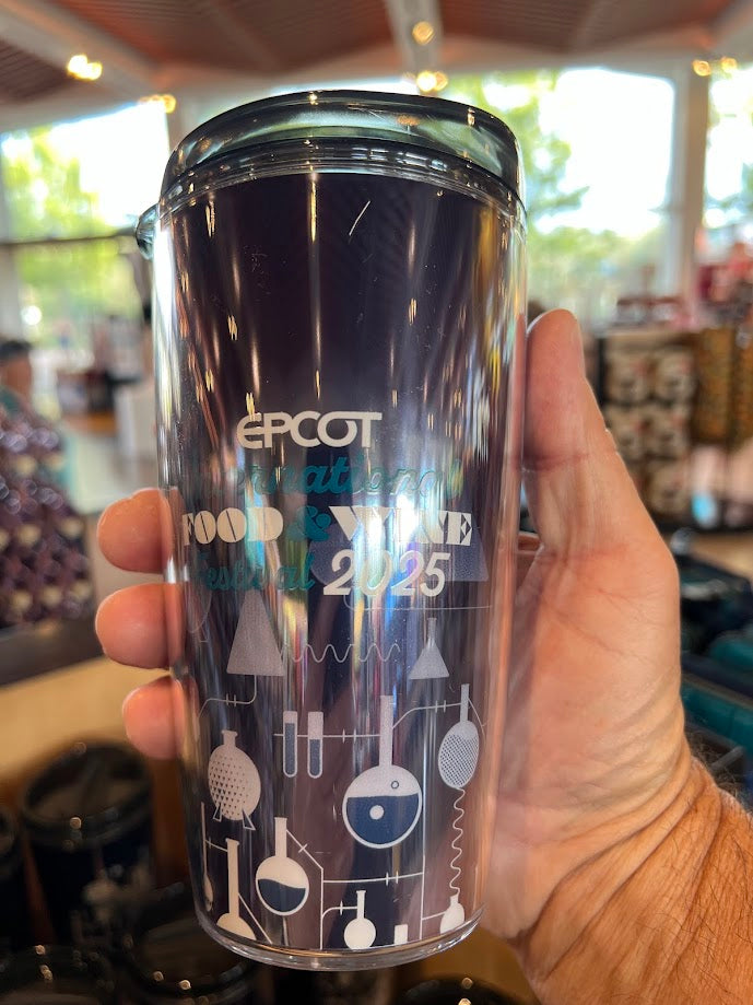 Muppet Labs 2025 Epcot Food & Wine Festival Plastic Tumbler 16 oz.