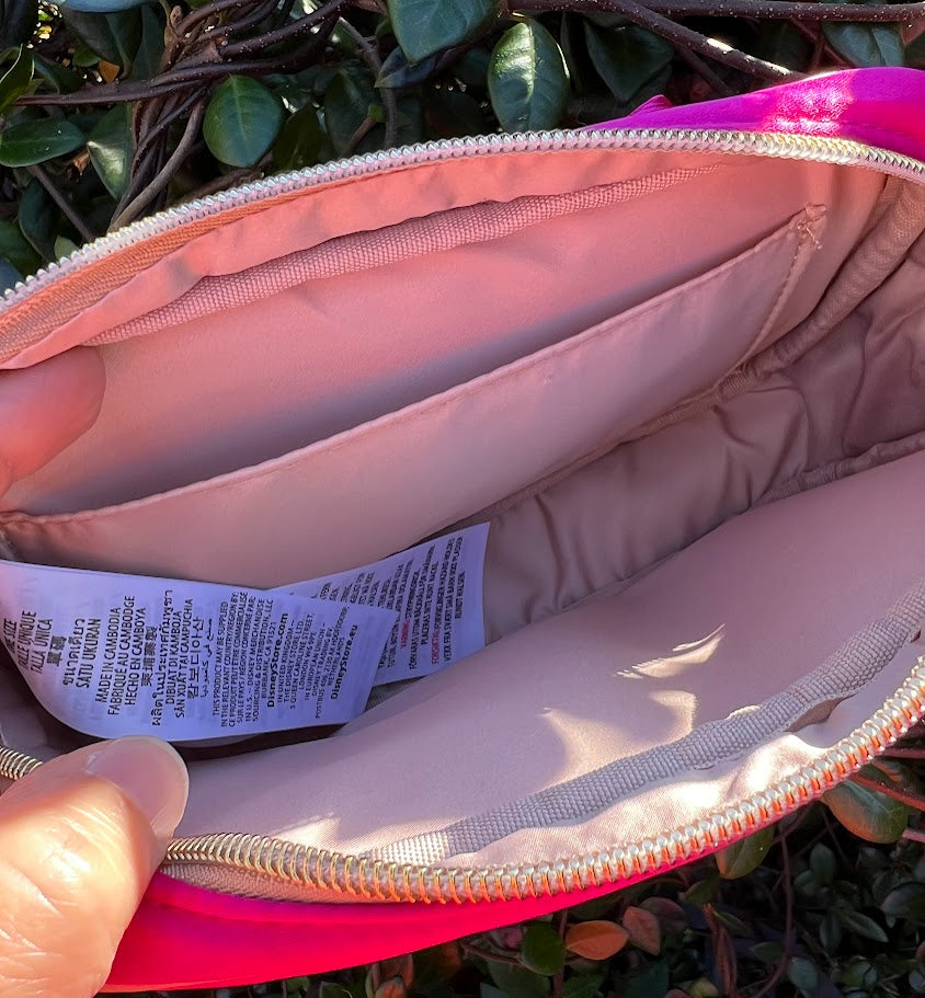 Pink & Gold Cinderella Castle Walt Disney World Fanny Pack