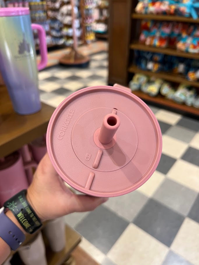 Pink Mickey Mouse Walt Disney World Corkcicle Metal Tumbler 40 oz.