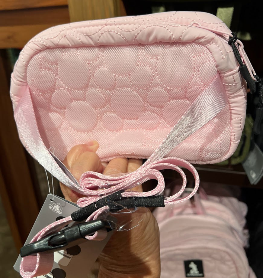 Pink Quilted Mickey Mouse Walt Disney World Fanny Pack