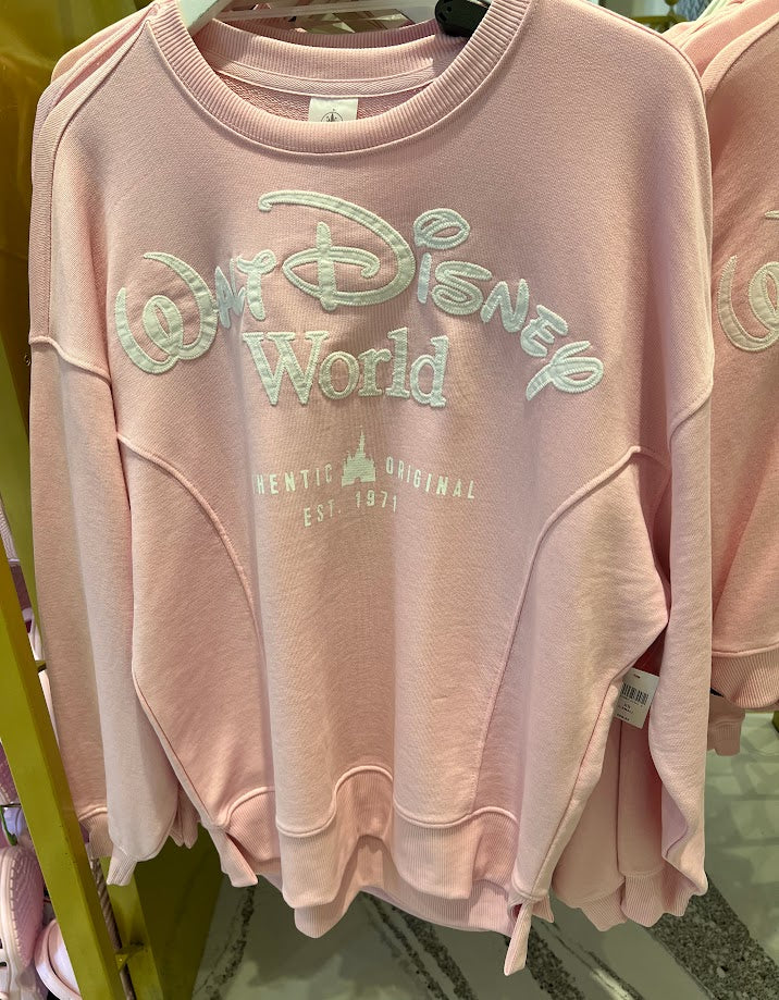 Pink Walt Disney World Adult Sweatshirt