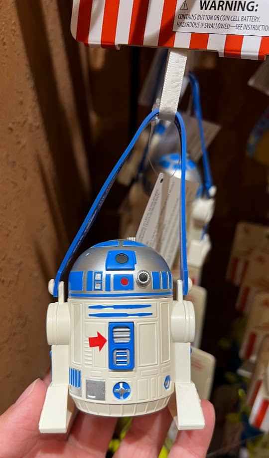 R2-D2 Star Wars Popcorn Bucket Light Up Ornament